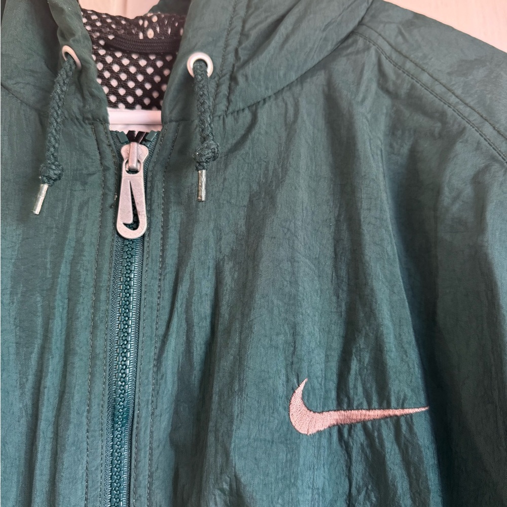 Vintage Nike 90’s Green Track Jacket - Picture 8 of 10
